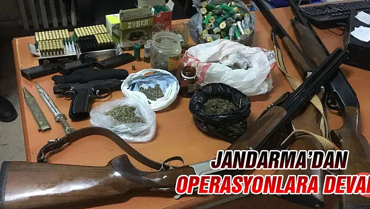 Jandarma'dan operasyonlara devam
