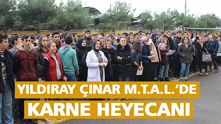 Yıldıray Çınar M.T.A.L.'de karne heyecanı