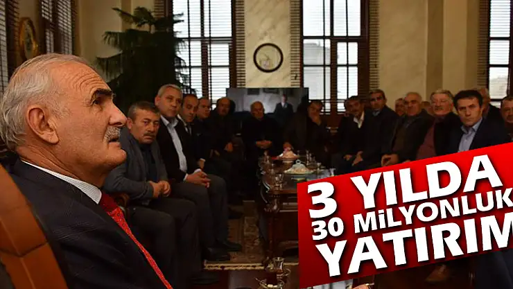 3 Yılda 30 Milyonluk Yatırım