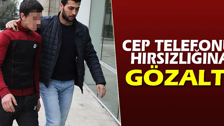 Cep telefonu hırsızlığına gözaltı