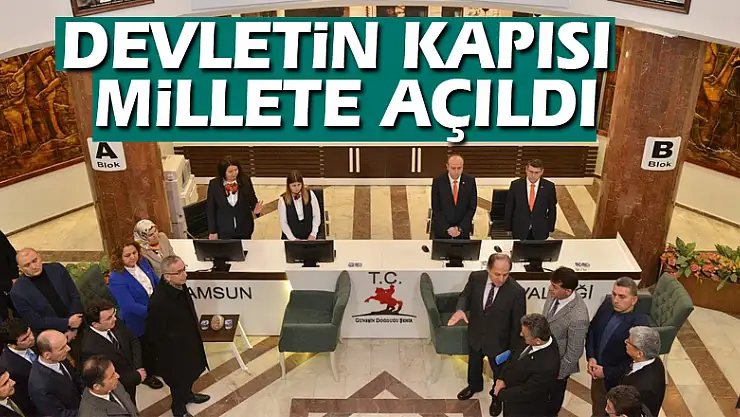 Devletin kapısı millete açıldı
