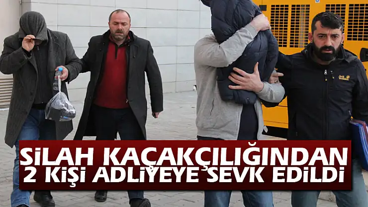 Samsun'da silah kaçakçılığından 2 kişi adliyeye sevk edildi