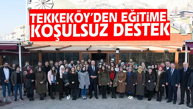 Tekkeköy'den eğitime koşulsuz destek