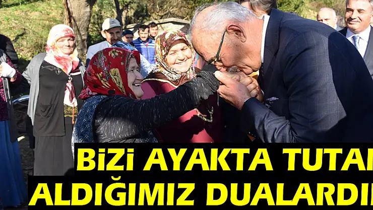 Başkan Yılmaz: Bizi ayakta tutan aldığımız dualardır
