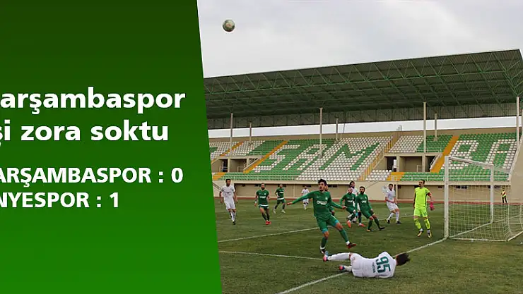 Çarşambaspor işi zora soktu