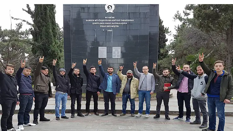 Canik Ülkü Ocakları Şehitlikleri Ziyaret Etti