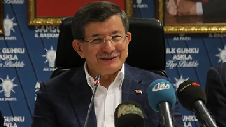 Davutoğlu'dan düşen 'helikopter' açıklaması