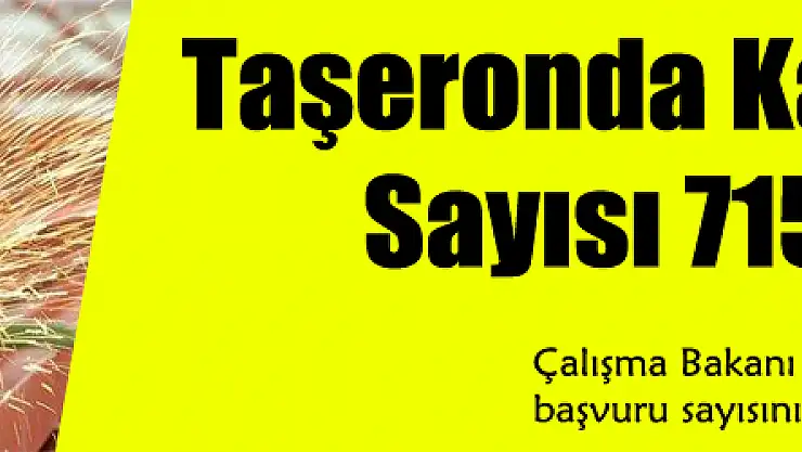 Taşeronda Kadro Başvuru Sayısı 715 Bini Aştı