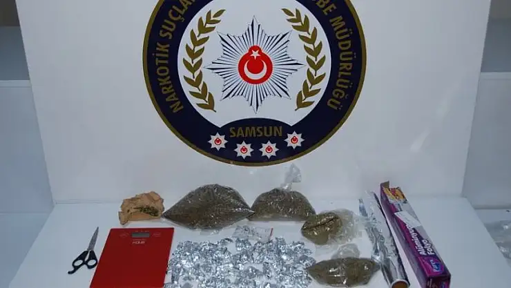 Samsun'da uyuşturucu operasyonu