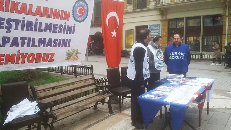 ŞEKER-İŞ'TEN ÇARŞAMBA'DA İMZA KAMPANYASI