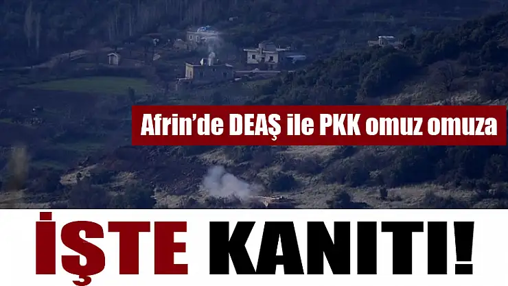 Afrin'de DEAŞ ile PKK omuz omuza