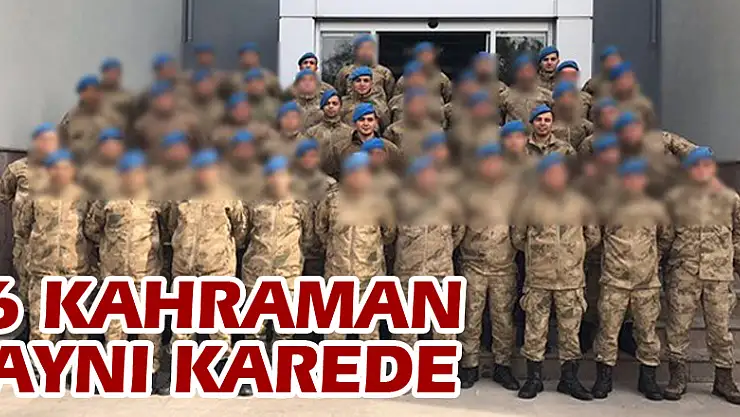 6 kahraman aynı karede