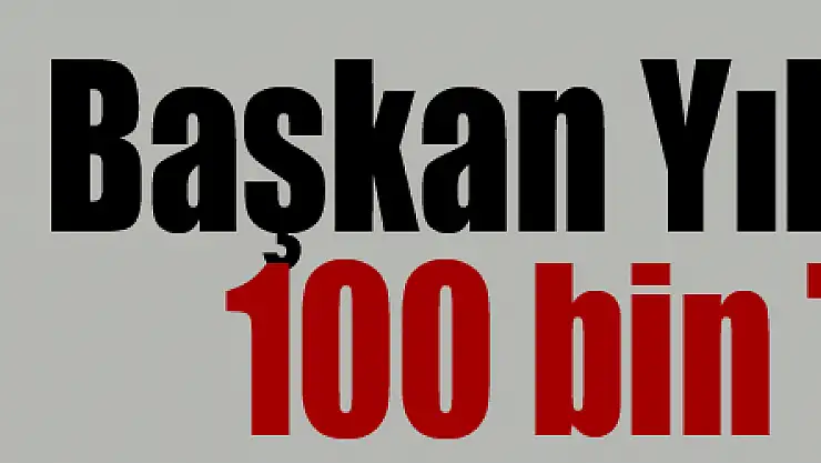 Başkan Yılmaz'dan futbolculara 100 bin TL pirim sözü 