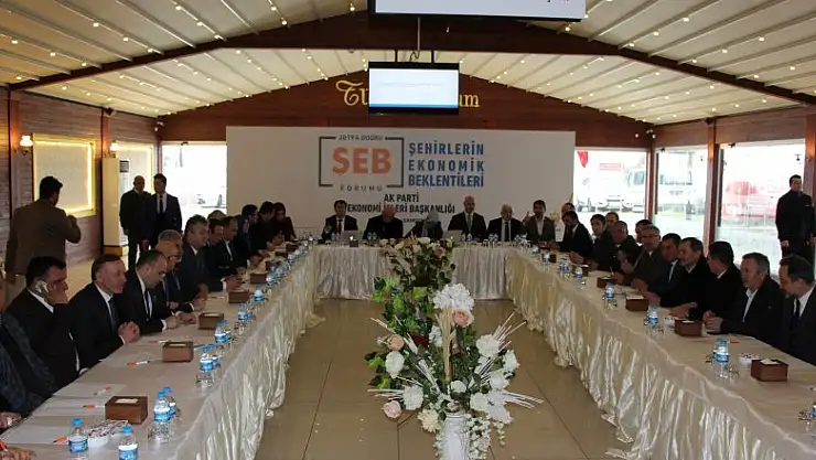 Samsun'da 'Şehirlerin Ekonomik Beklentileri' toplantısı 