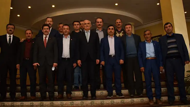 Başkan Yılmaz Vezirköprülü muhtarları ağırladı