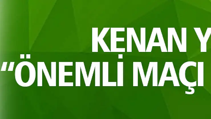 'Önemli maçı kaybettik'