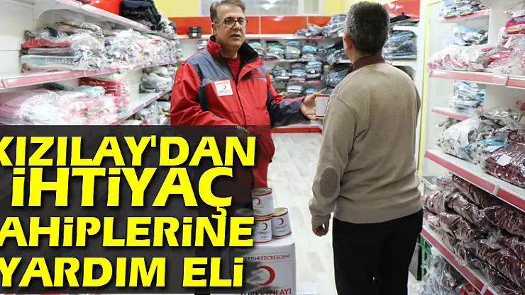 Kızılay'dan ihtiyaç sahiplerine yardım eli