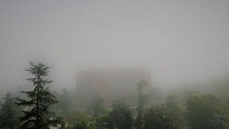 Samsun'da yoğun sis 