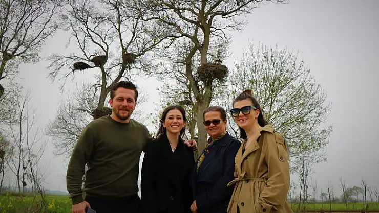 7 bin kilometre yol kat ederek Leylek Ormanı'na geldiler 