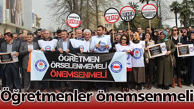 'Öğretmenler önemsenmeli'