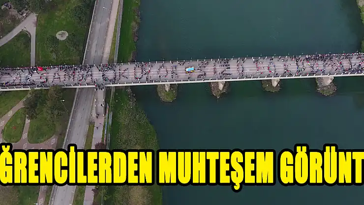 ÖĞRENCİLERDEN MUHTEŞEM GÖRÜNTÜ