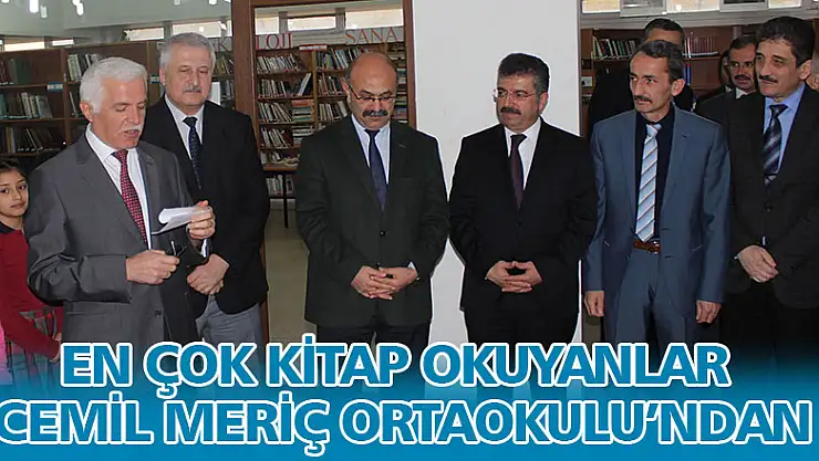 En çok kitap okuyanlar Cemil Meriç Ortaokulu'ndan