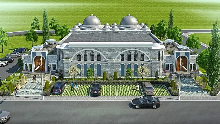 Tekkeköy'de Osmanlı Hamamı inşaatı devam ediyor 