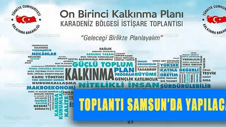 11. Kalkınma Planı toplantısı Samsun'da yapılacak 