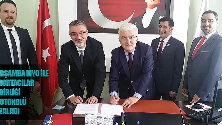 Çarşamba MYO ile Sigortacılar İş Birliği Protokolü İmzaladı