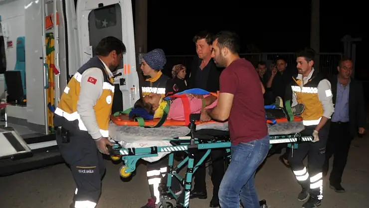 Otomobil ile motosiklet çarpıştı: 2 yaralı 