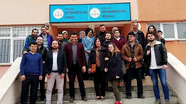 OMÜ öğrencileri ve SBG'den anlamlı davranış 