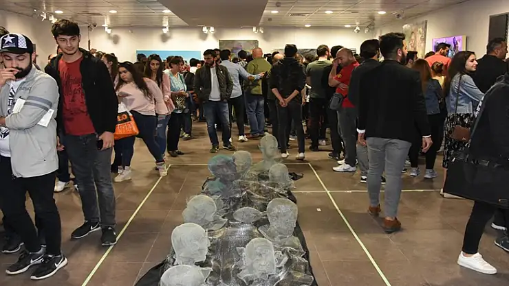 OMÜ GSF Resim Bölümünün ilk mezuniyet sergisi