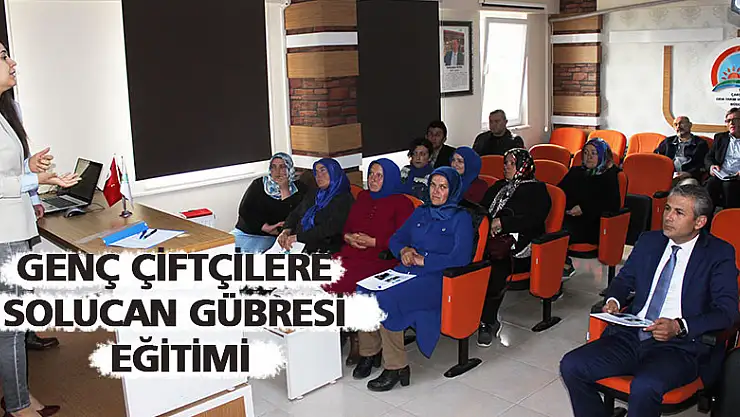 Genç çiftçilere Solucan Gübresi eğitimi