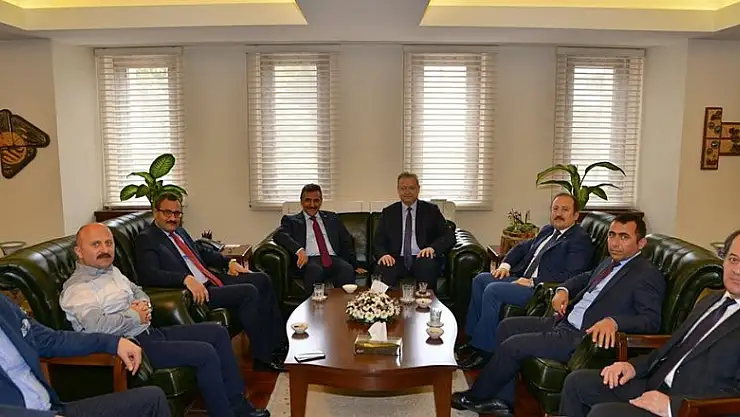  Vali Pehlivan, Samsun Valisi Kaymak'ı ziyaret etti 