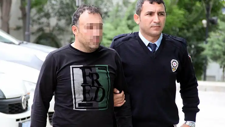 Kamyonun deposundan mazot çalarken yakalandı 