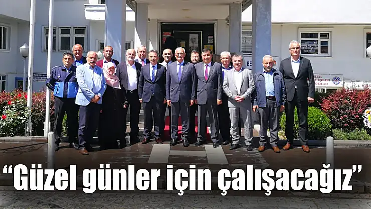 'Güzel günler için çalışacağız'