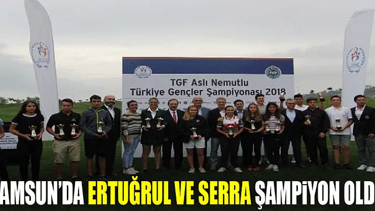 Samsun'da Ertuğrul ve Serra şampiyon oldu