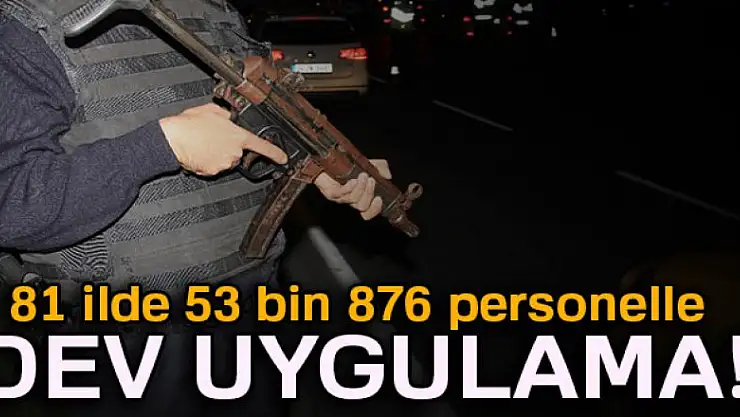 Emniyetten dev uygulama