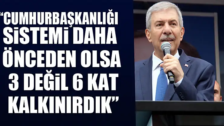 Bakan Demircan: 'Cumhurbaşkanlığı sistemi daha önceden olsa 3 değil 6 kat kalkınırdık'