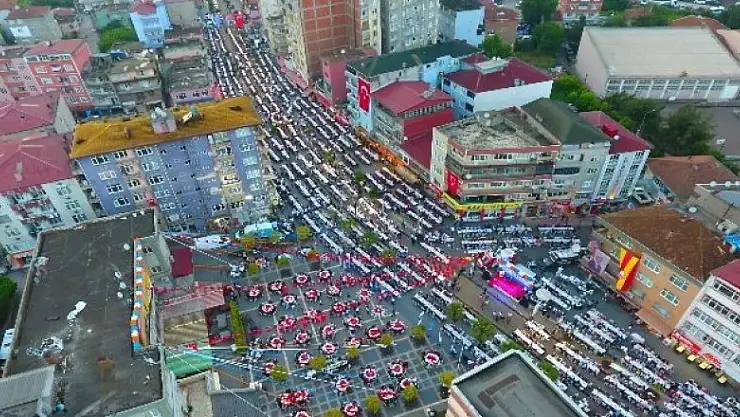 Samsun'un en büyük iftar sofrası