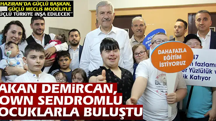 Bakan Demircan: '24 Haziran'da güçlü başkan, güçlü Meclis modeliyle güçlü Türkiye inşa edilecek'