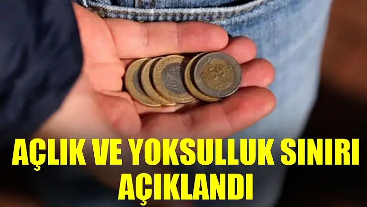 Açlık ve Yoksulluk sınırı açıklandı