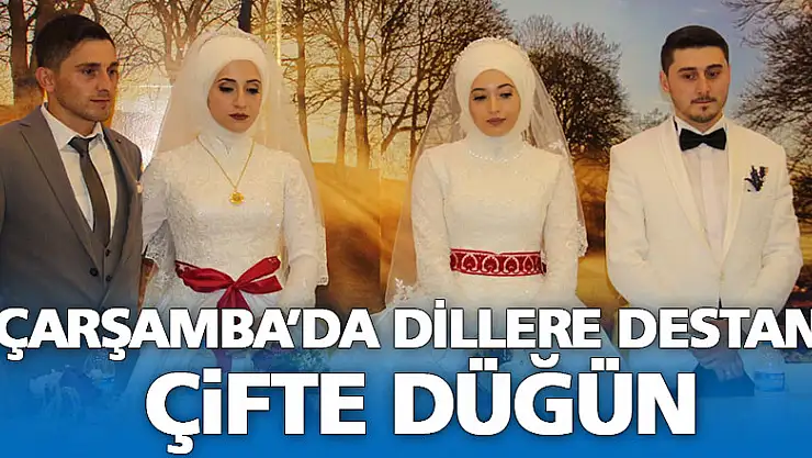 Böyle çifte düğün görülmedi!