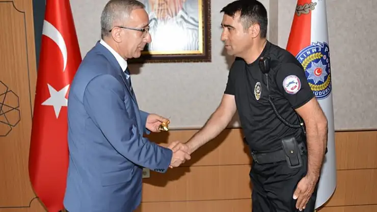 Başarılı polislere ödül