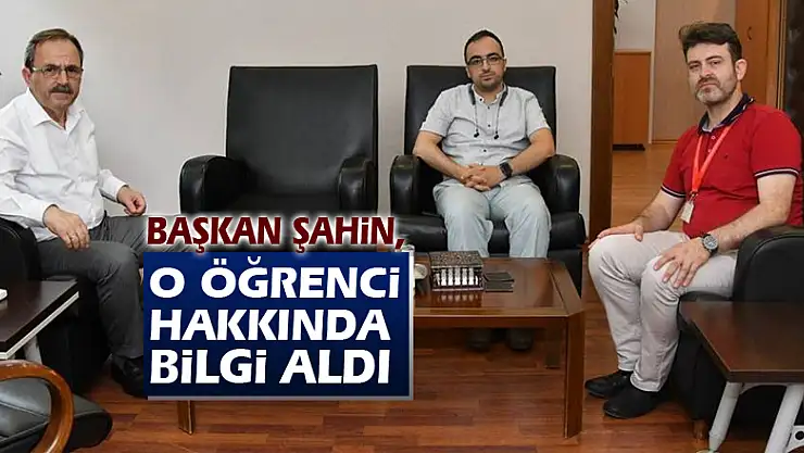 Başkan Şahin, go-kart kazasında yaralanan öğrenci hakkında bilgi aldı