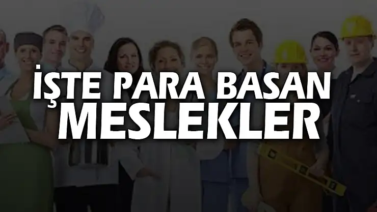 Para basan meslekler