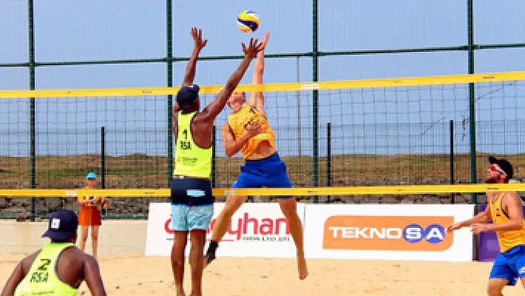 Plaj Voleybolu Dünya Turu Samsun'da başladı