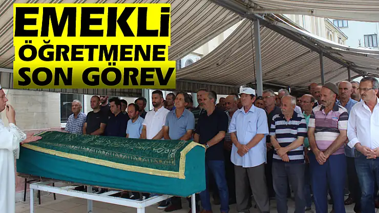 Emekli Öğretmene son görev