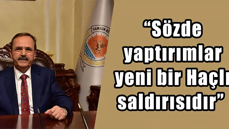 'Sözde yaptırımlar yeni bir Haçlı saldırısıdır' 