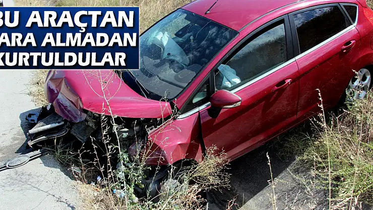 Bu araçtan yara almadan kurtuldular